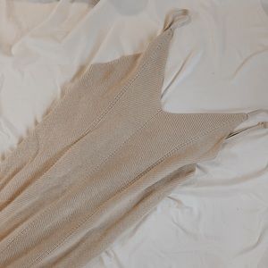 Tan maxi dress